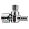 Apollo 1/2 in. Chrome-Plated Brass PEX Barb x 1/4 in. Compression Quarter-Turn Angle Stop Valve APXVA1214C - alternate 5
